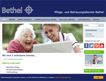 Tablet Screenshot of bethel-ambulant.de